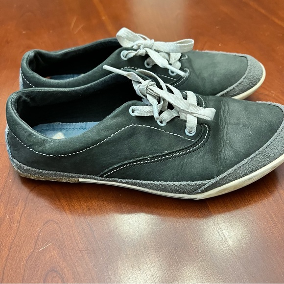 Cushe Women’s Ropewalk leather sneakers shoes size 7 charcoal black bluish grey - Picture 7 of 12